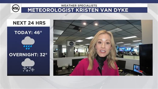 The Wasatch Front will see occasional rain today & temperatures in the 40s. Mountains will continue to receive snow, including southern Utah. The storm clears out tomorrow with more unsettled weather for northern Utah through next week. | KSL Weather | Facebook