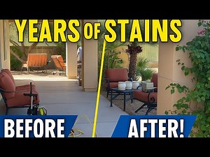 Years of Stains GONE in Minutes! | Zep Concrete & Driveway Cleaner Review / Before & After