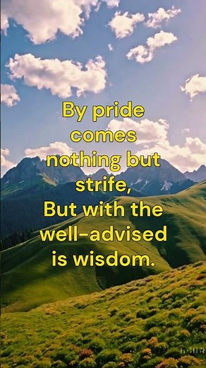 Humble Yourself & Find Wisdom | Proverbs 13:10