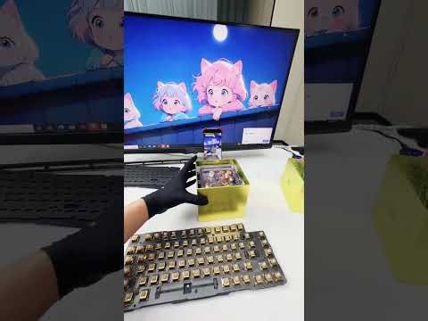 ROG Night Demon EX Delta Keyboard Unboxing: Multi-Color, First-Person Perspective