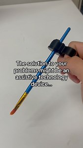 Looking for a device or tool to make life a little easier? Drop a comment with what you’re looking for- someone might know just the thing to help! Video description: Text on the screen reads “the solution to your problems might be an assistive technology device…” and clips of assistive tech devices including a 3D printed card holder, 3D printed smartphone magnifier stand, 3D printed thumb book holder, Pocket Talker microphone and headphones, 3D printed key holder, medicine bottle opener, 3D prin