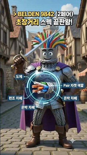 벨덴 BELDEN 9842 삼총사 #9842 #cabletool.co.kr #belden #벨덴 #alphawire #알파와이어 #cable #The Three Musketeers
