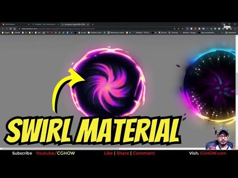 Swirl Material in Unreal Engine
