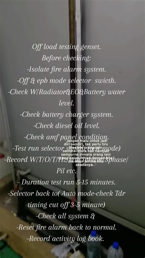 #Off load testing genset 300kva!
