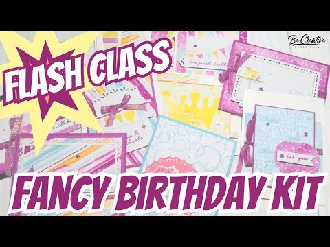 FLASH CLASS with Ronda! Fancy Birthday Meets Celebration Expressions — 22 MUST-SEE Cards! 🎈