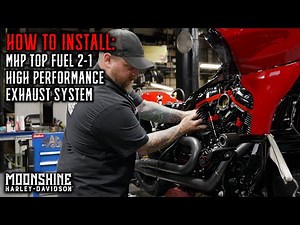 MHP Top Fuel 2-1 Exhaust Install On Harley-Davidson