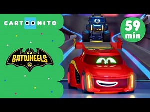 Bigger and Battier Than Ever! | Batwheels | Cartoonito