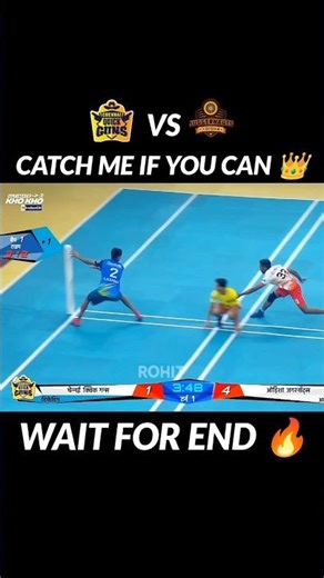 CATCH ME IF YOU CAN 💨⚡ Chennai Quick Guns Unstoppable Run | Ultimate KhoKho #rohitkhokhoofficial
