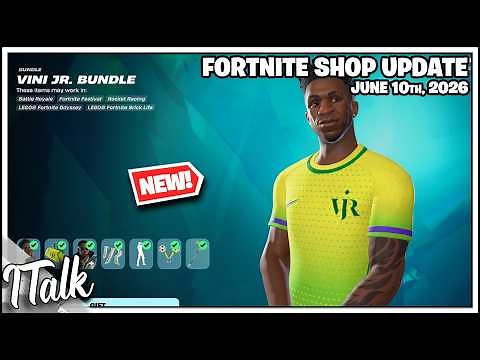 Fortnite Shop *NEW* VINI JR. BUNDLE! [June 10th, 2026] (Fortnite Chapter 7)