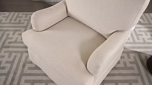 Corlekala 32 in. W Dark Blue Fabric 360° Swivel Accent Chair Modern Upholstered Armchair Metal Base Barrel Sofa Chair MRO-NB0211