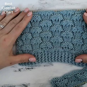 428K views · 12K reactions | Openwork pattern with knitting needles for knitting a sweater | Best Crochet Chart | Facebook