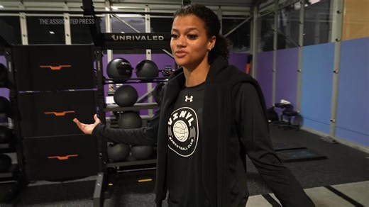 Unrivaled player Rae Burrell gives exclusive tour of new basketball facility