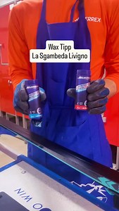 LIVIGNO LA SGAMBEDA – HOLMENKOL RACE WAX TIP 💥 Fluor-free World Cup setup with SYNTEC FF1: 1. Apply SYNTEC FF1 BLUE from the tip to the front of the binding zone. 2. Apply SYNTEC FF1 RED from the start of the binding zone to the tail. 3. Iron in evenly at 170 °C from tip to tail. 4. Clean grooves and sidewalls/edges thoroughly. 5. Let the skis cool down completely, then scrape clean from tip to tail. 6. Brush with Steel Brush. 7. Brush with Micro Steel Brush. 8. Brush with Horsehair Brush. 9. F