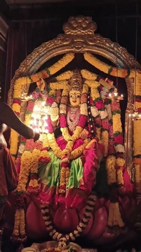 On the first day of Navratri, the goddess is adorned with ornaments and aarti in the form of Bala...