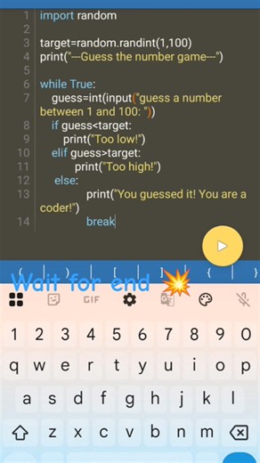 "Coding like a Pro Hacker on Mobile 🖥️😎 #shorts #programming"#python #pytonprogramming #pydroid3