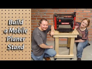 Rolling Planer Stand Build | DIY Mobile Planer Stand