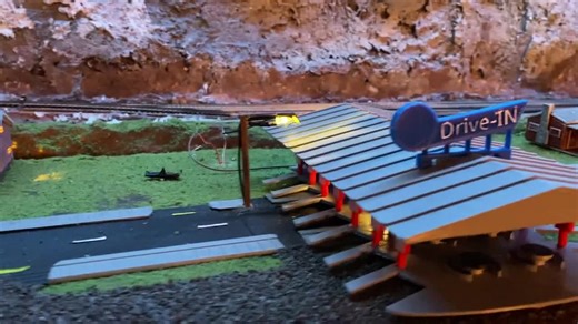 Mom & Son's Drive-in Theater Kit - Scale Model W/ Video - Z (1/220), 1/144, N (1/160), HO (1/87), S (1/64) - Family Fun Project - Etsy