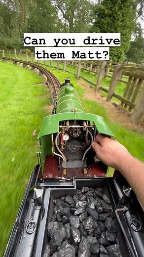 Matt Chivers on Instagram: "Can I drive a steam engine??? Well here is some evidence of it! Can you drive a steam engine?? Comment below! #livesteam #steamtrain #train #steamlocomotive #trains #railway #steam #steamengine #railways #locomotive #steamtrains #trainspotting #railwayphotography #ukrailscene #steamrailway #britishrailways #rail #heritagerailway #trainsofinstagram #railroad #trainspotter #modelrailway #modeltrains #railfans"