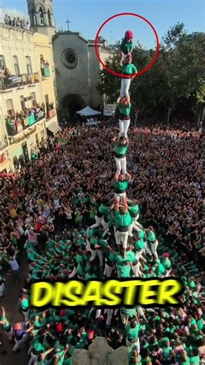 No One Expected The Tower To Fall 😱(@josep_torrenyo) #Shorts