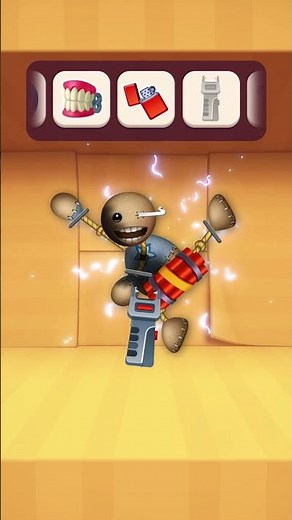 Kick the Buddy: Stapled, Bombed, Doomed! 💣😂 #kickthebuddy #shorts