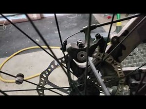 How to tighten rotor disc brakes Fattire Mountain Bike rotor adjustments #QuietKat #ebike #fattire