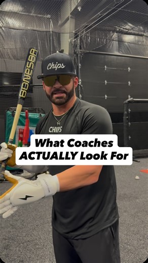 Attention youth baseball players preparing for high school tryouts. If you’re getting ready to play high school baseball or make the jump to varsity, this is for you. Your top-end exit velocity or launch angle is not what will determine whether you make the team. What matters most is your ability to barrel up pitching consistently, play solid defense, and contribute to the team’s success. Use code “CHIPS” for 25% off Triple Crown Jewelry👑 Too many players go into tryouts trying to swing harder 