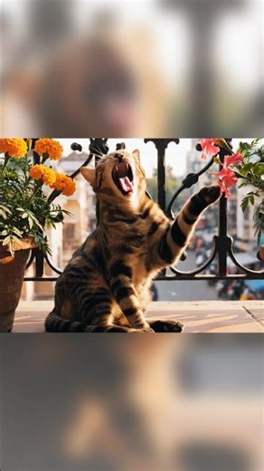 Cute Cat Playing #cute #cat #playing #cutecat #cuteanimals #kitty #kitten #dog #shorts #short #viral