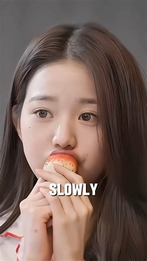 Why do K-pop idols eat so slowly on camera? #shorts