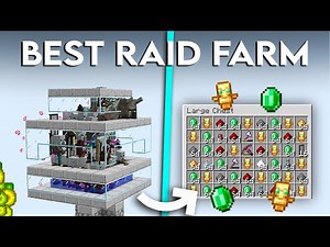 Minecraft BEST Raid Farm - 2500 Emerald Per Hour - Raid Farm Tutorial 1.21