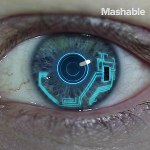 1.5M views · 11K shares | These futuristic contact lenses could record video. | Mashable | Facebook