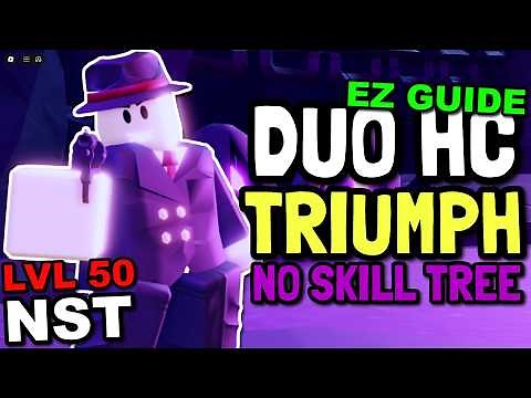 Duo REWORKED Hardcore Triumph With NO SPECIAL TOWERS + NO SKILL TREE! - EZ Guide! | Roblox TDS