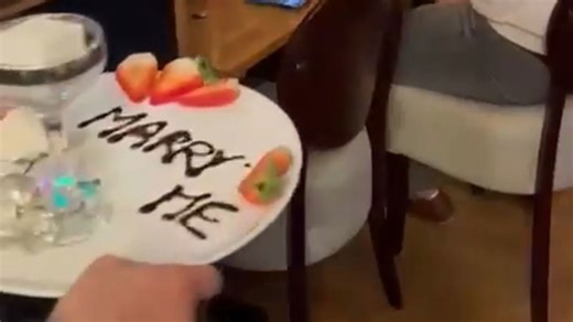 'I’m Getting MARRIED!' - Heartwarming proposal at restaurant catches bride-to-be by surprise