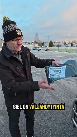 Auton maskisuoja suojaa moottoria pakkasella | Tammers