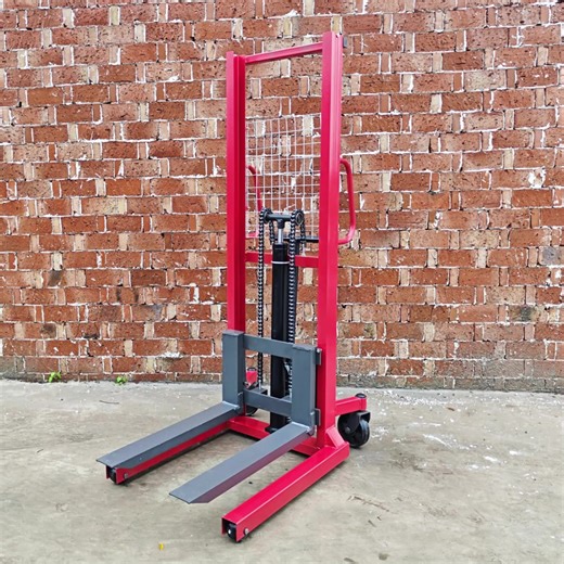 Hand Forklift Stacker Pallet Lift Truck 1 Ton 2 Ton Manual Forklift Hand Push Stacking Machine Cheap Good Stacker