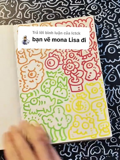 Mona Lisa Doodle Art Tutorial for Beginners
