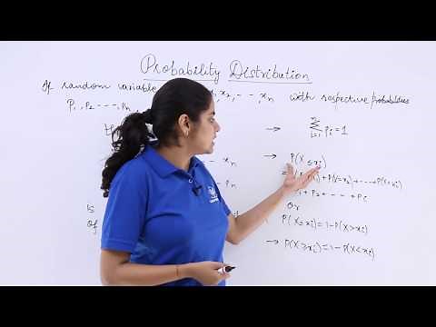 Class 12th – Notes on Probability Distribution | Probability | Tutorials Point