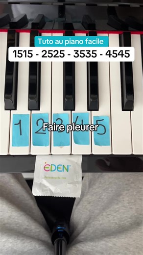 Tuto au piano super simple en moins de 3 minutes #piano #tuto