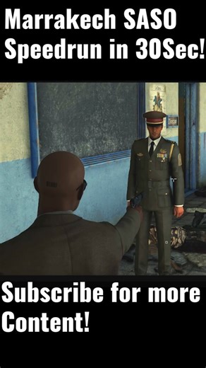 HITMAN WOA Marrakesh SASO Speedrun but much faster #hitman3 #marrakesh #speedrun