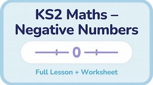KS2 Negative Numbers | Full Lesson Worksheet | Number Lines, Reasoning & Assessment - Etsy Canada