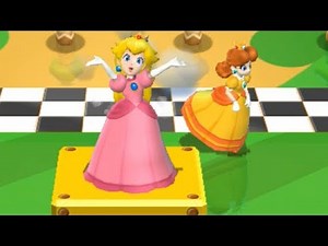 Mario Party 9 - Step It Up - Peach vs Daisy Master Difficulty | Cartoons Mee