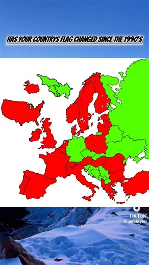 Has your countrys flag ever changed since the 1990's? #country #history #map #geographythroughmaps