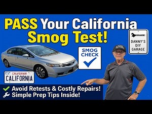 California Smog Test! Tips to PASS Your Emissions Test and how to reset the Maintenance Minder light