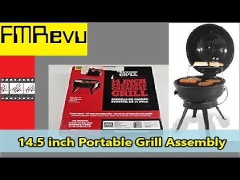 $10.00 Wal-Mart Backyard Grill | 14.5 inch Portable Grill Assembly