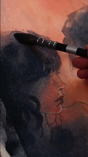 Trust The Process 🎨 | Painting Dreamy Watercolor Portraits