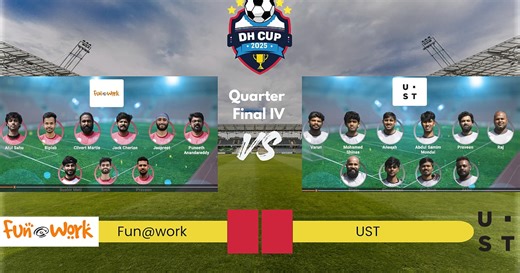 QUARTER FINAL IV - Fun@Work vs UST