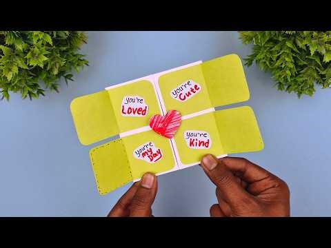 Handmade Love Explosion Card - Surprise Someone This Valentine’s Day | DIY Easy Paper Crafts