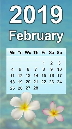 February 2019 Calendar