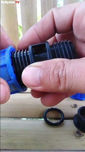 INSTALLING PE COMPRESSION FITTINGS #shorts