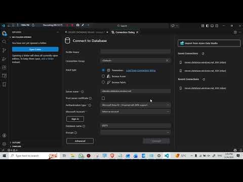 How to Connect Azure SQL Database using VS Code | Easy Tutorial