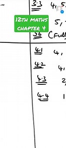 12th Maths Important Questions|Chapter 4|Vincent Maths| #vincentmaths #12thmathsimportantquestions